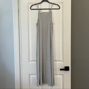 fighting eel- dress lisa (L) ribbed stripe